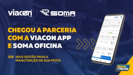 MaxiFrota lança parceria com a Viacon App e Soma Oficina